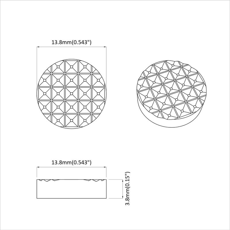Casa si Gradina - Constructii - Scule de mana si unelte - Accesorii scule de mana - Tampoane pentru Picioare de Mobilier 2 pcs Negru Ø 14 x 4 mm - Infinity.ro