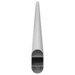 Casa si Gradina - Mobilier - Organizare si depozitare - Umerase si valeti - Sina pentru dressing 2 pcs Argintiu 764 x 15 x 29 mm - Infinity.ro