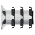 Casa si Gradina - Constructii - Scule de mana si unelte - Accesorii scule de mana - Insert tub filetat 12 pcs Negru si argintiu Otel Galvanizat - Infinity.ro