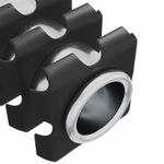 Casa si Gradina - Constructii - Scule de mana si unelte - Accesorii scule de mana - Insert tub filetat 12 pcs Negru si argintiu Otel Galvanizat - Infinity.ro