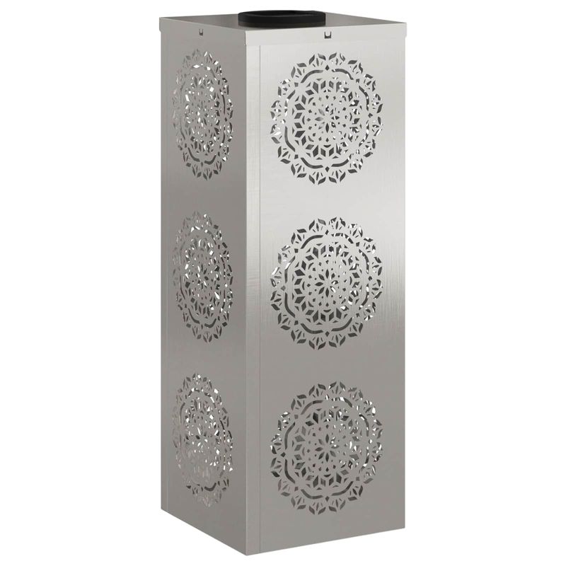 Casa si Gradina - Corpuri si surse de iluminat - Iluminat exterior - Felinare - Lumina LED Solara pentru Alei 2 pcs Otel inoxidabil - Infinity.ro