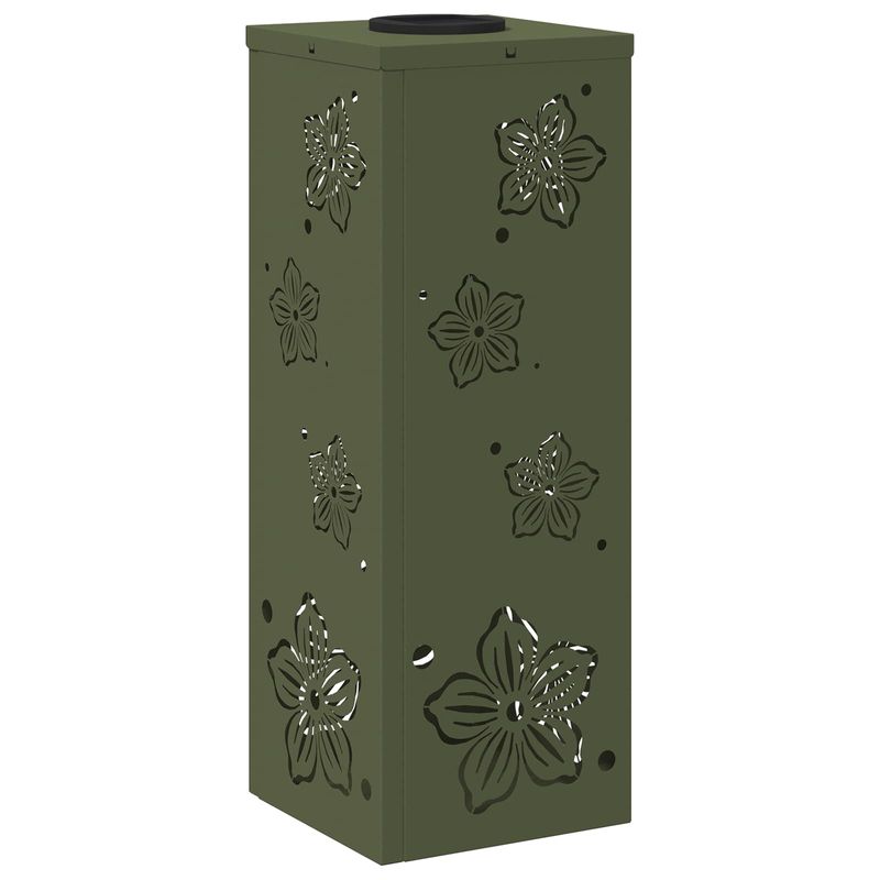 Casa si Gradina - Corpuri si surse de iluminat - Iluminat exterior - Felinare - Lumina LED Solara pentru Alei 2 pcs Verde masliniu - Infinity.ro