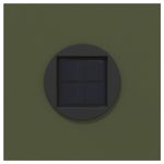 Casa si Gradina - Corpuri si surse de iluminat - Iluminat exterior - Felinare - Lumina LED Solara pentru Alei Herringbone 2 pcs Verde masliniu - Infinity.ro