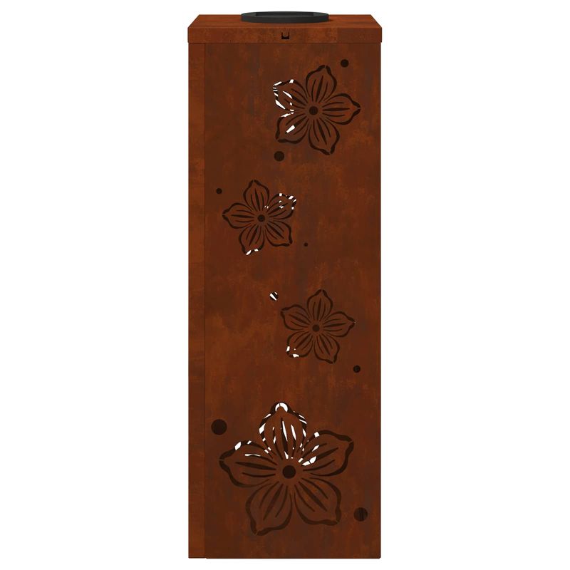 Casa si Gradina - Corpuri si surse de iluminat - Iluminat exterior - Felinare - Lumina LED Solara pentru Alei 2 pcs Otel Corten Otel Corten - Infinity.ro