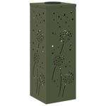 Casa si Gradina - Corpuri si surse de iluminat - Iluminat exterior - Felinare - Lumina LED Solara pentru Alei 2 pcs Verde masliniu - Infinity.ro