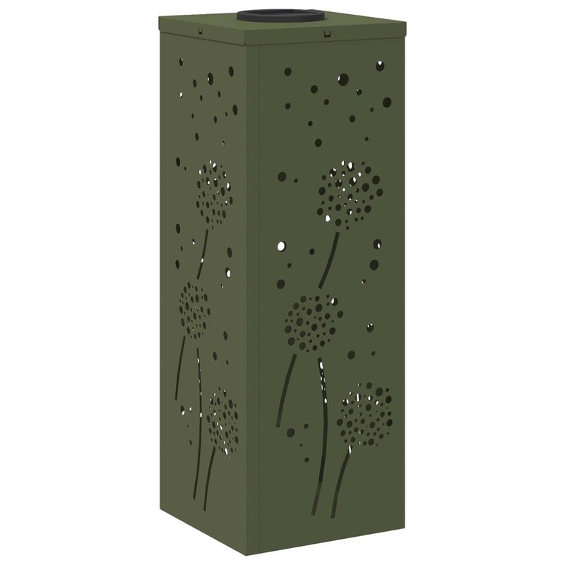 Casa si Gradina - Corpuri si surse de iluminat - Iluminat exterior - Felinare - Lumina LED Solara pentru Alei 2 pcs Verde masliniu - Infinity.ro