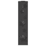 Casa si Gradina - Corpuri si surse de iluminat - Iluminat exterior - Felinare - Lumina LED Solara pentru Alei 2 pcs Negru Otel laminat la rece - Infinity.ro