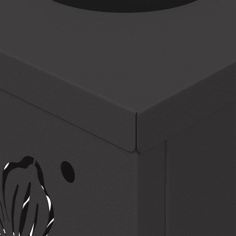 Casa si Gradina - Corpuri si surse de iluminat - Iluminat exterior - Felinare - Lumina LED Solara pentru Alei 2 pcs Negru Otel laminat la rece - Infinity.ro