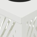 Casa si Gradina - Corpuri si surse de iluminat - Iluminat exterior - Felinare - Lumina LED Solara pentru Alei 2 pcs Alb Otel laminat la rece - Infinity.ro