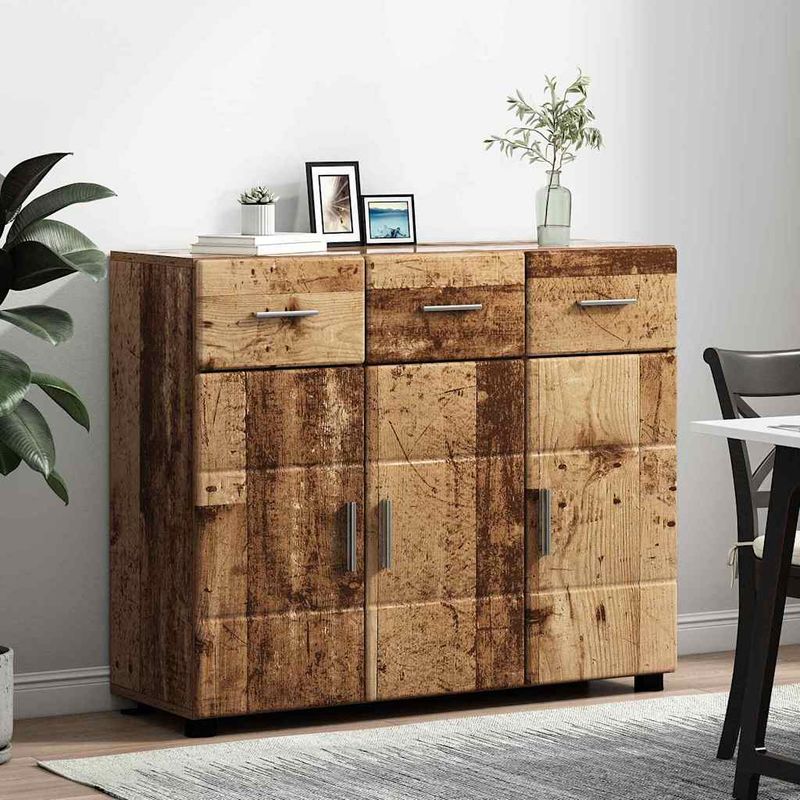 Casa si Gradina - Mobilier - Seturi de mobilier - Seturi living - Bufet cu Raft Lemn vechi 88,5 x 30,5 x 73 cm Lemn compozit - Infinity.ro