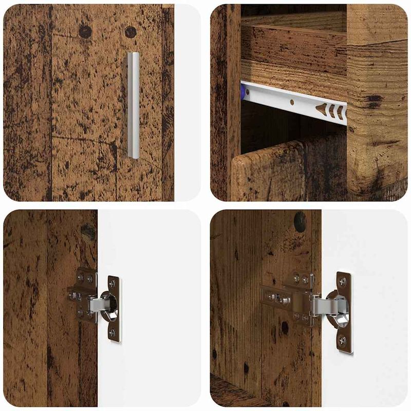 Casa si Gradina - Mobilier - Seturi de mobilier - Seturi living - Bufet cu Raft Lemn vechi 88,5 x 30,5 x 73 cm Lemn compozit - Infinity.ro