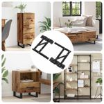 Casa si Gradina - Constructii - Scule de mana si unelte - Accesorii scule de mana - Mecanism de ridicare pentru pat 12 pcs Negru 34 x 9.5 x 4 mm - Infinity.ro