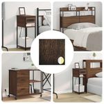 Casa si Gradina - Constructii - Scule de mana si unelte - Accesorii scule de mana - Coperta autocolanta pentru suruburi 12 pcs Stejar inchis - Infinity.ro