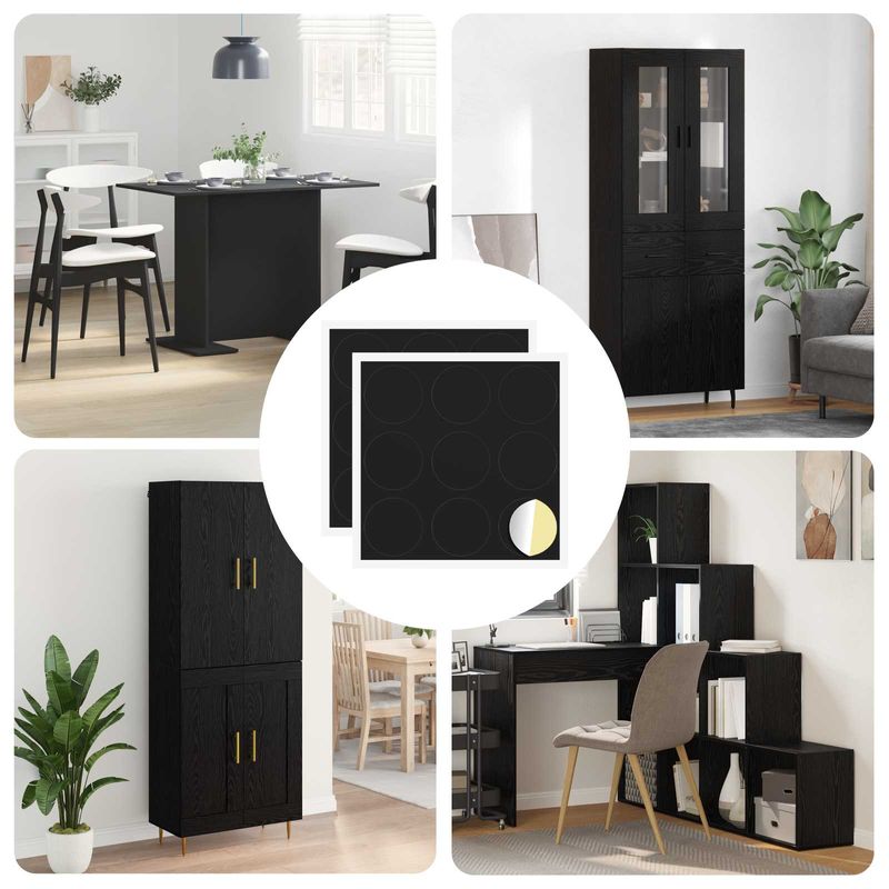 Casa si Gradina - Constructii - Scule de mana si unelte - Accesorii scule de mana - Coperta autocolanta pentru suruburi 2 pcs Negru Ø 20 x 0,5 mm - Infinity.ro