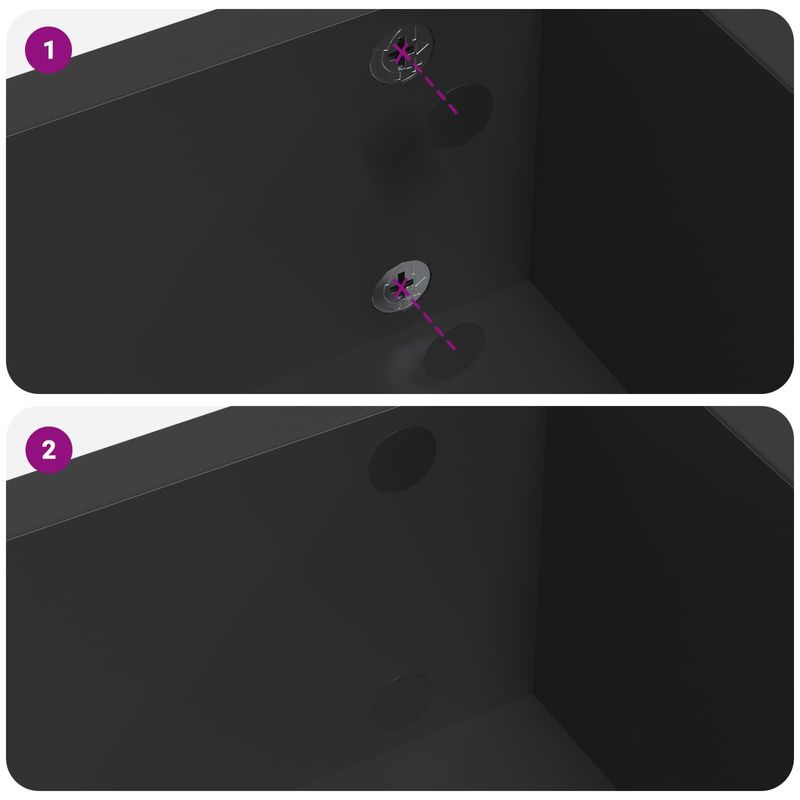 Casa si Gradina - Constructii - Scule de mana si unelte - Accesorii scule de mana - Coperta autocolanta pentru suruburi 2 pcs Negru Ø 20 x 0,5 mm - Infinity.ro