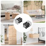 Casa si Gradina - Constructii - Scule de mana si unelte - Accesorii scule de mana - Insert tub filetat 2 pcs Negru si argintiu Otel Galvanizat - Infinity.ro