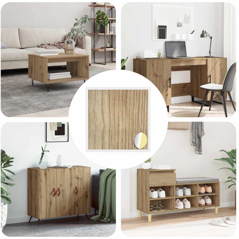 Casa si Gradina - Constructii - Scule de mana si unelte - Accesorii scule de mana - Coperta autocolanta pentru suruburi 12 pcs Stejar Artizanal - Infinity.ro