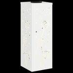 Casa si Gradina - Corpuri si surse de iluminat - Iluminat exterior - Felinare - Lumina LED Solara pentru Alei 2 pcs Alb Otel laminat la rece - Infinity.ro