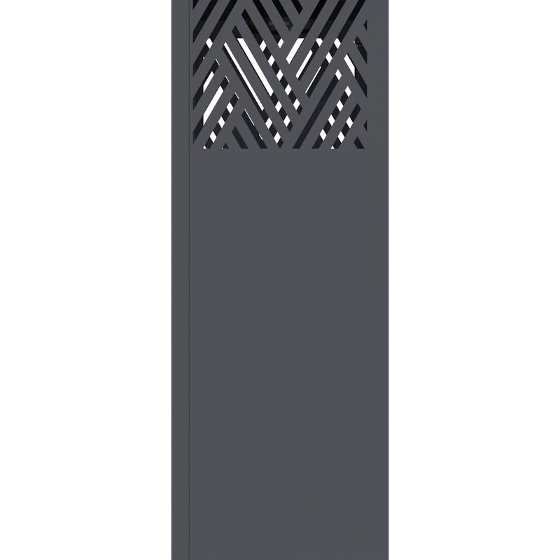 Casa si Gradina - Corpuri si surse de iluminat - Iluminat exterior - Felinare - Lumina LED Solara pentru Alei Herringbone 2 pcs Antracit - Infinity.ro