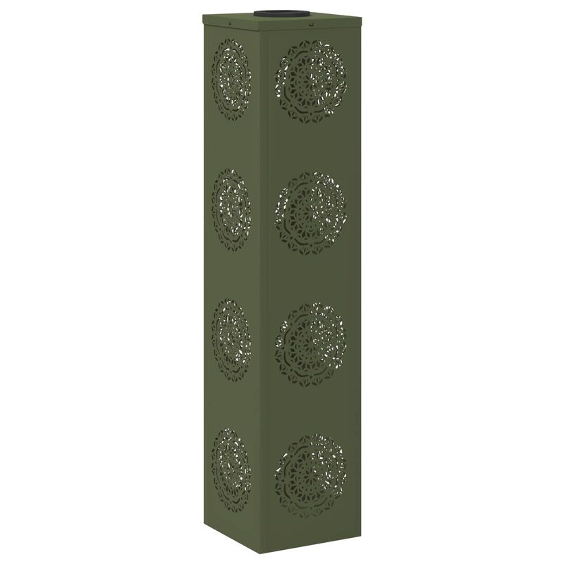 Casa si Gradina - Corpuri si surse de iluminat - Iluminat exterior - Felinare - Lumina LED Solara pentru Alei 2 pcs Verde masliniu - Infinity.ro