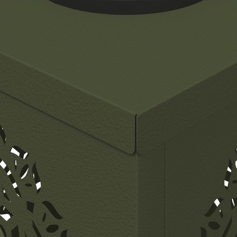 Casa si Gradina - Corpuri si surse de iluminat - Iluminat exterior - Felinare - Lumina LED Solara pentru Alei 2 pcs Verde masliniu - Infinity.ro