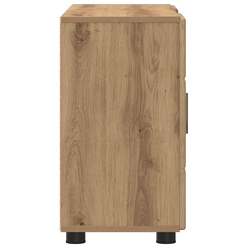 Casa si Gradina - Mobilier - Comode si corpuri - Comode - Bufet Stejar Artizanal 88,5 x 30,5 x 55,5 cm Lemn compozit - Infinity.ro