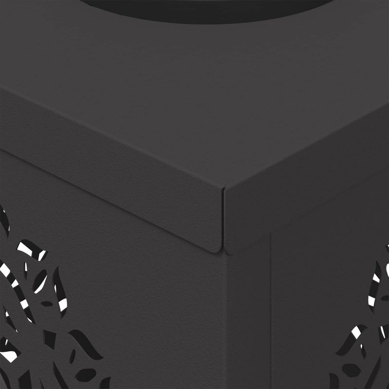 Casa si Gradina - Corpuri si surse de iluminat - Iluminat exterior - Felinare - Lumina LED Solara pentru Alei 2 pcs Negru Otel laminat la rece - Infinity.ro