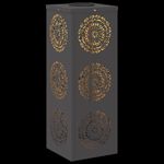 Casa si Gradina - Corpuri si surse de iluminat - Iluminat exterior - Felinare - Lumina LED Solara pentru Alei 2 pcs Negru Otel laminat la rece - Infinity.ro