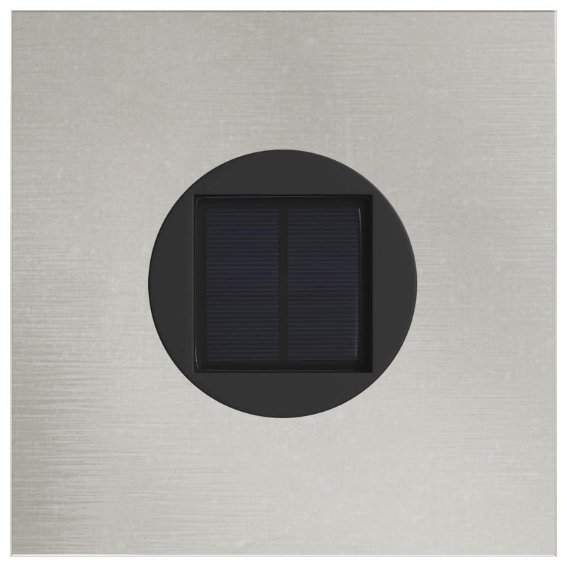 Casa si Gradina - Corpuri si surse de iluminat - Iluminat exterior - Felinare - Lumina LED Solara pentru Alei 2 pcs Otel inoxidabil - Infinity.ro