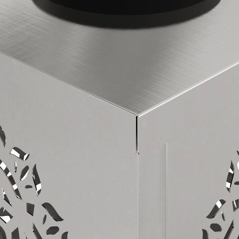 Casa si Gradina - Corpuri si surse de iluminat - Iluminat exterior - Felinare - Lumina LED Solara pentru Alei 2 pcs Otel inoxidabil - Infinity.ro