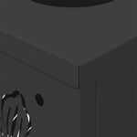 Casa si Gradina - Corpuri si surse de iluminat - Iluminat exterior - Felinare - Lumina LED Solara pentru Alei 2 pcs Negru Otel laminat la rece - Infinity.ro