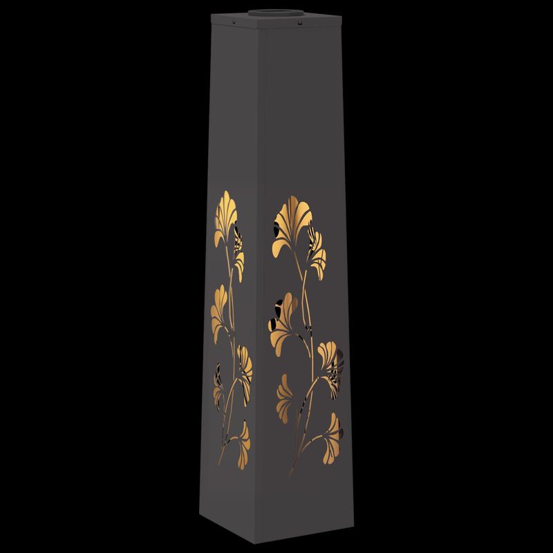 Casa si Gradina - Corpuri si surse de iluminat - Iluminat exterior - Felinare - Lumina LED Solara pentru Alei 2 pcs Negru Otel laminat la rece - Infinity.ro