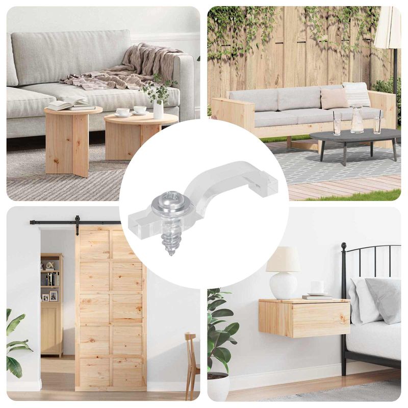 Casa si Gradina - Electrice - Cabluri electrice si conductori - Clipuri LED pentru Strip 12 pcs Transparent 2 x 1 x 0.5 cm - Infinity.ro