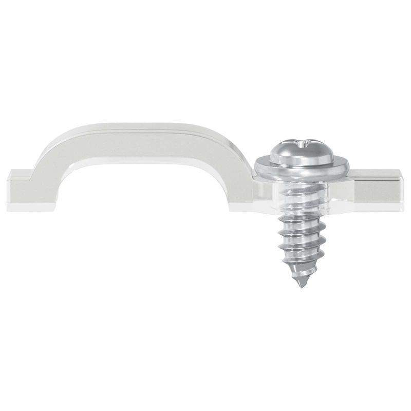 Casa si Gradina - Electrice - Cabluri electrice si conductori - Clipuri LED pentru Strip 12 pcs Transparent 2 x 1 x 0.5 cm - Infinity.ro