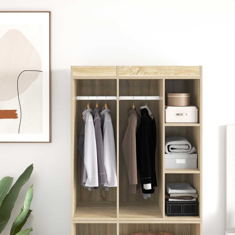 Casa si Gradina - Mobilier - Organizare si depozitare - Umerase si valeti - Sina pentru dressing 12 pcs Argintiu 764 x 15 x 29 mm - Infinity.ro