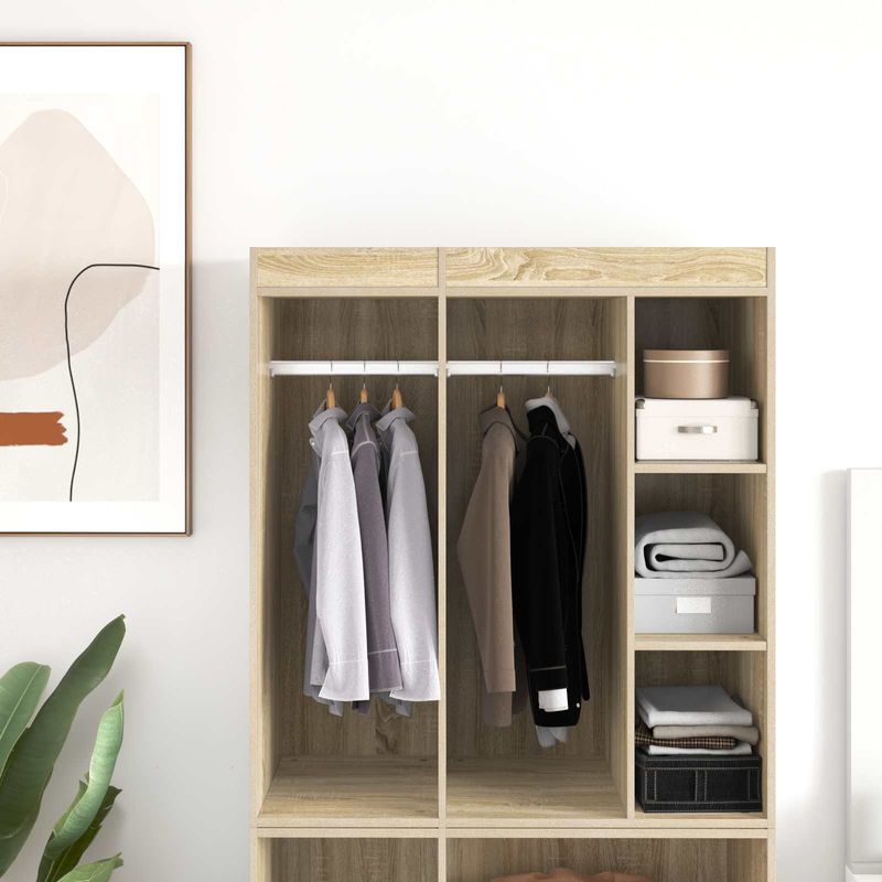 Casa si Gradina - Mobilier - Organizare si depozitare - Umerase si valeti - Sina pentru dressing 2 pcs Argintiu 764 x 15 x 29 mm - Infinity.ro