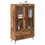 Casa si Gradina - Mobilier - Comode si corpuri - Corpuri bucatarie - Bufet Lemn Vechi 69,5 x 31 x 115 cm Lemn Stratificat si Sticla - Infinity.ro