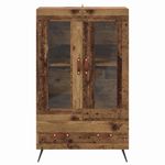 Casa si Gradina - Mobilier - Comode si corpuri - Corpuri bucatarie - Bufet Lemn Vechi 69,5 x 31 x 115 cm Lemn Stratificat si Sticla - Infinity.ro