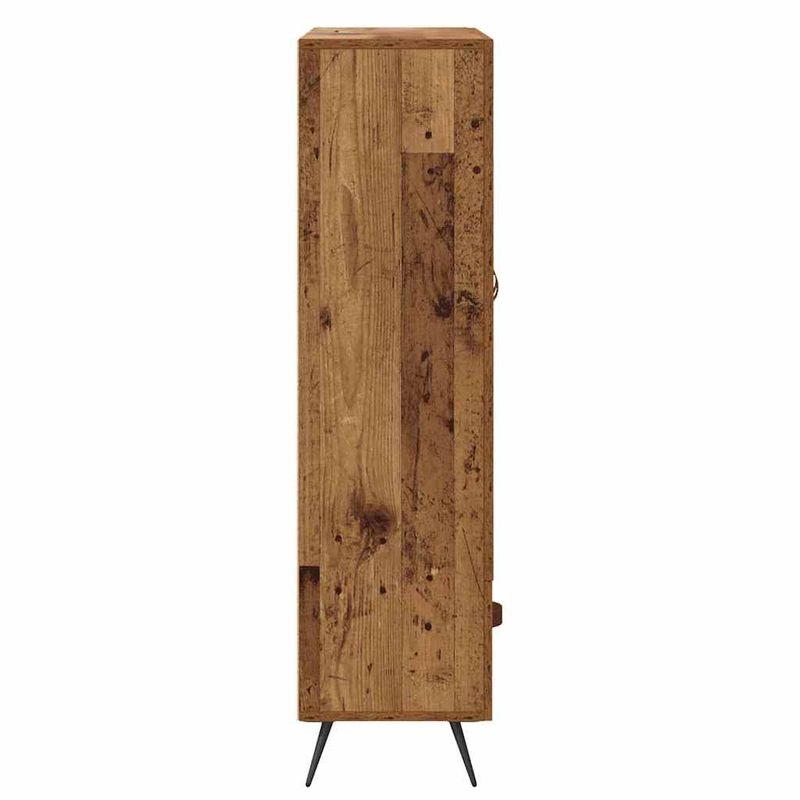 Casa si Gradina - Mobilier - Comode si corpuri - Corpuri bucatarie - Bufet Lemn Vechi 69,5 x 31 x 115 cm Lemn Stratificat si Sticla - Infinity.ro