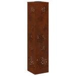 Casa si Gradina - Corpuri si surse de iluminat - Iluminat exterior - Felinare - Lumina LED Solara pentru Alei 2 pcs Otel Corten Otel Corten - Infinity.ro