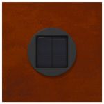 Casa si Gradina - Corpuri si surse de iluminat - Iluminat exterior - Felinare - Lumina LED Solara pentru Alei 2 pcs Otel Corten Otel Corten - Infinity.ro