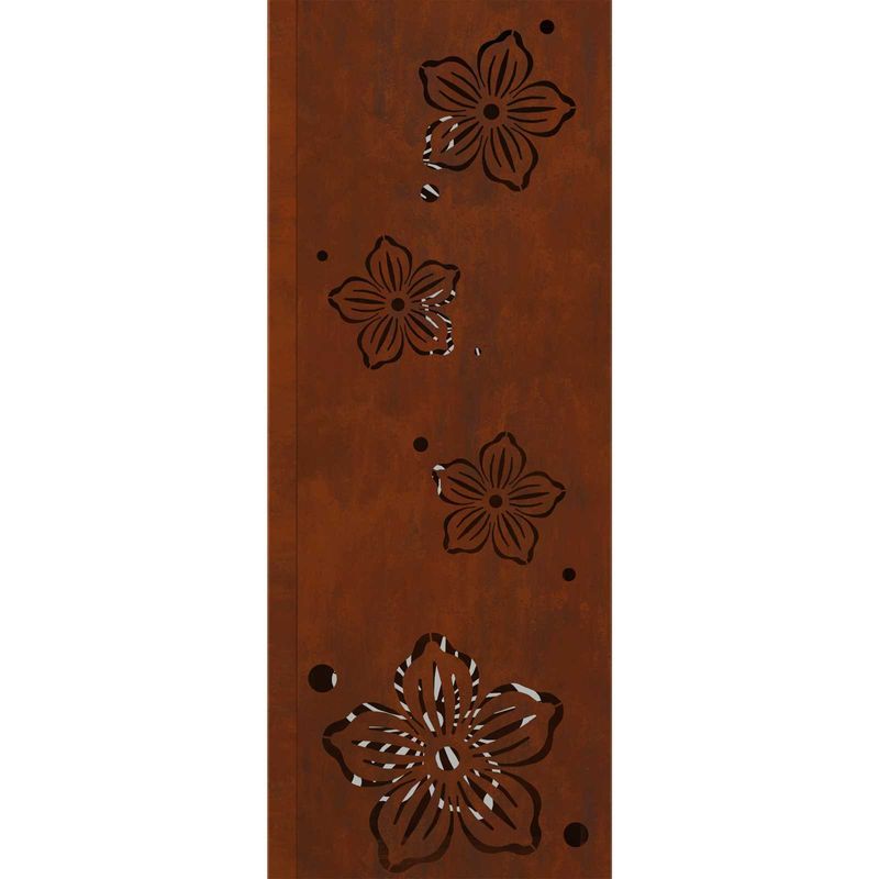 Casa si Gradina - Corpuri si surse de iluminat - Iluminat exterior - Felinare - Lumina LED Solara pentru Alei 2 pcs Otel Corten Otel Corten - Infinity.ro