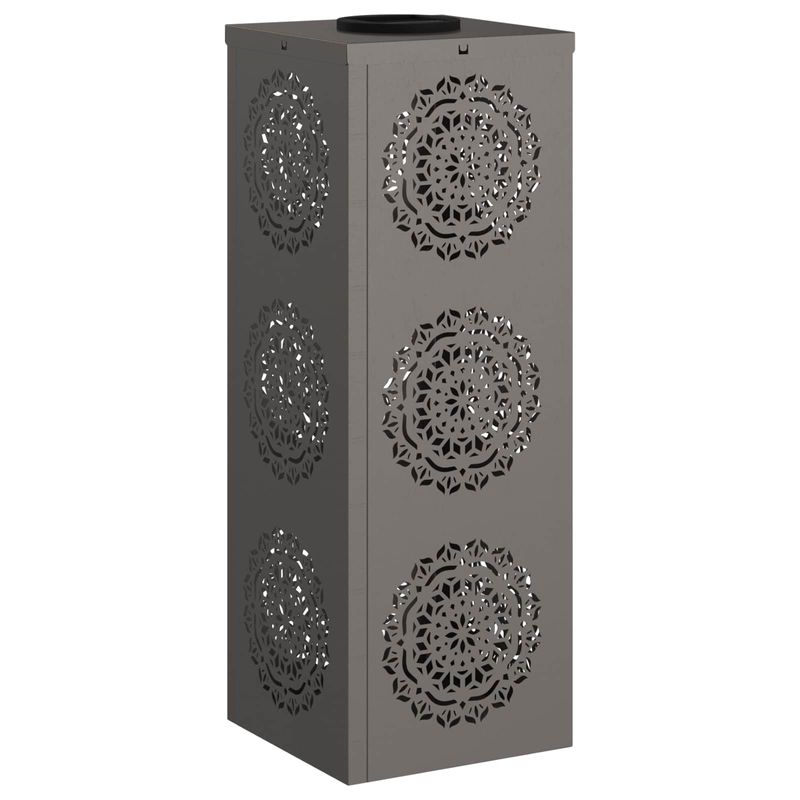 Casa si Gradina - Corpuri si surse de iluminat - Iluminat exterior - Felinare - Lumina LED Solara pentru Alei 2 pcs Otel Corten Otel Corten - Infinity.ro