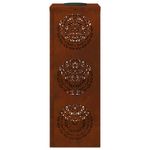 Casa si Gradina - Corpuri si surse de iluminat - Iluminat exterior - Felinare - Lumina LED Solara pentru Alei 2 pcs Otel Corten Otel Corten - Infinity.ro