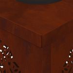 Casa si Gradina - Corpuri si surse de iluminat - Iluminat exterior - Felinare - Lumina LED Solara pentru Alei 2 pcs Otel Corten Otel Corten - Infinity.ro