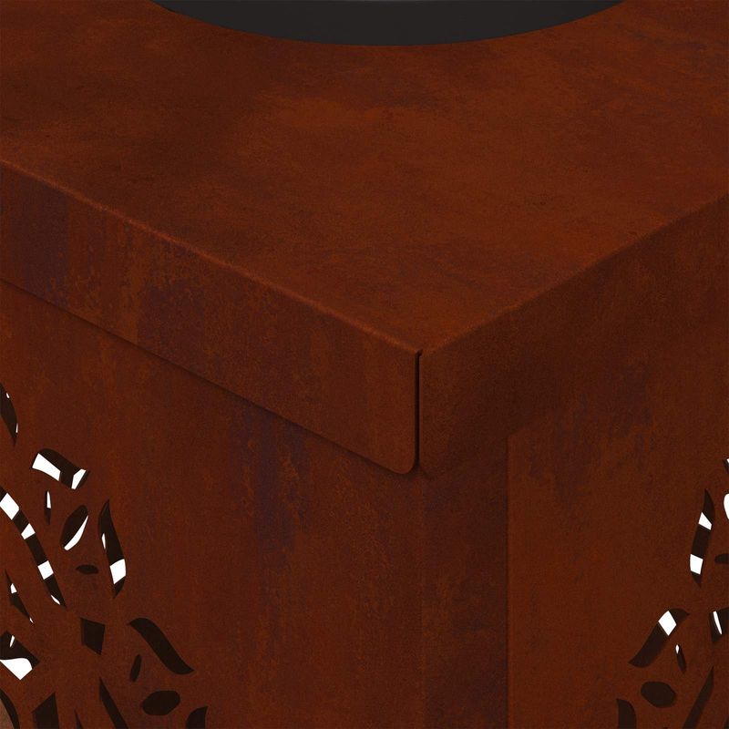 Casa si Gradina - Corpuri si surse de iluminat - Iluminat exterior - Felinare - Lumina LED Solara pentru Alei 2 pcs Otel Corten Otel Corten - Infinity.ro