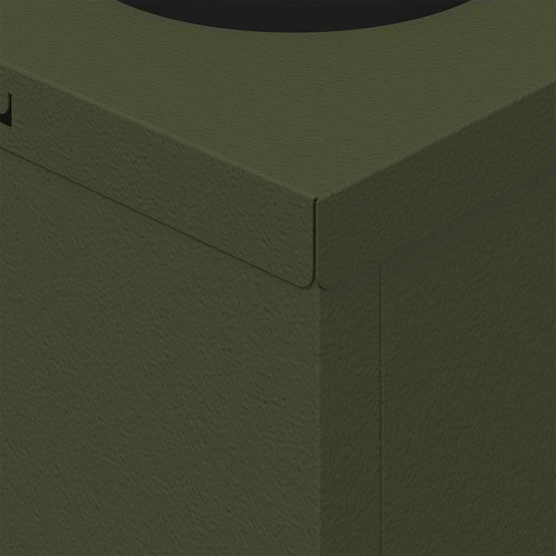 Casa si Gradina - Corpuri si surse de iluminat - Iluminat exterior - Felinare - Lumina LED Solara pentru Alei 2 pcs Verde masliniu - Infinity.ro