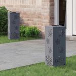 Casa si Gradina - Corpuri si surse de iluminat - Iluminat exterior - Felinare - Lumina LED Solara pentru Alei 2 pcs Antracit - Infinity.ro