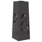Casa si Gradina - Corpuri si surse de iluminat - Iluminat exterior - Felinare - Lumina LED Solara pentru Alei 2 pcs Negru Otel laminat la rece - Infinity.ro