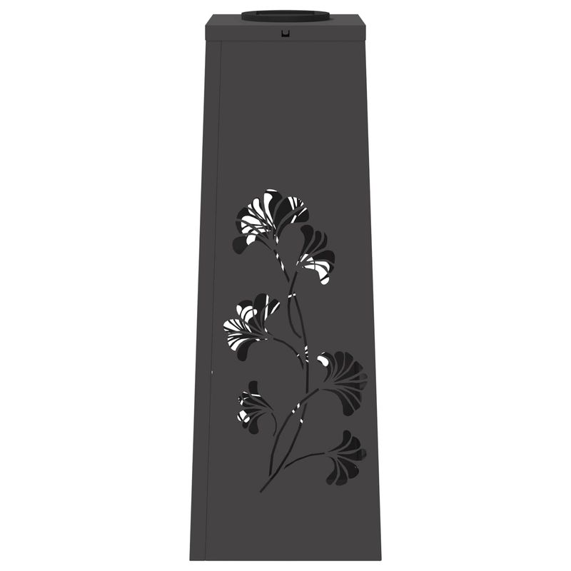 Casa si Gradina - Corpuri si surse de iluminat - Iluminat exterior - Felinare - Lumina LED Solara pentru Alei 2 pcs Negru Otel laminat la rece - Infinity.ro